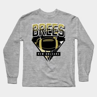 Brees Throwback New Orleans Football Long Sleeve T-Shirt